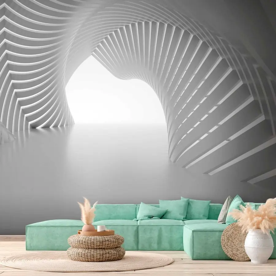 murales de pared Curvas y misterio u02035