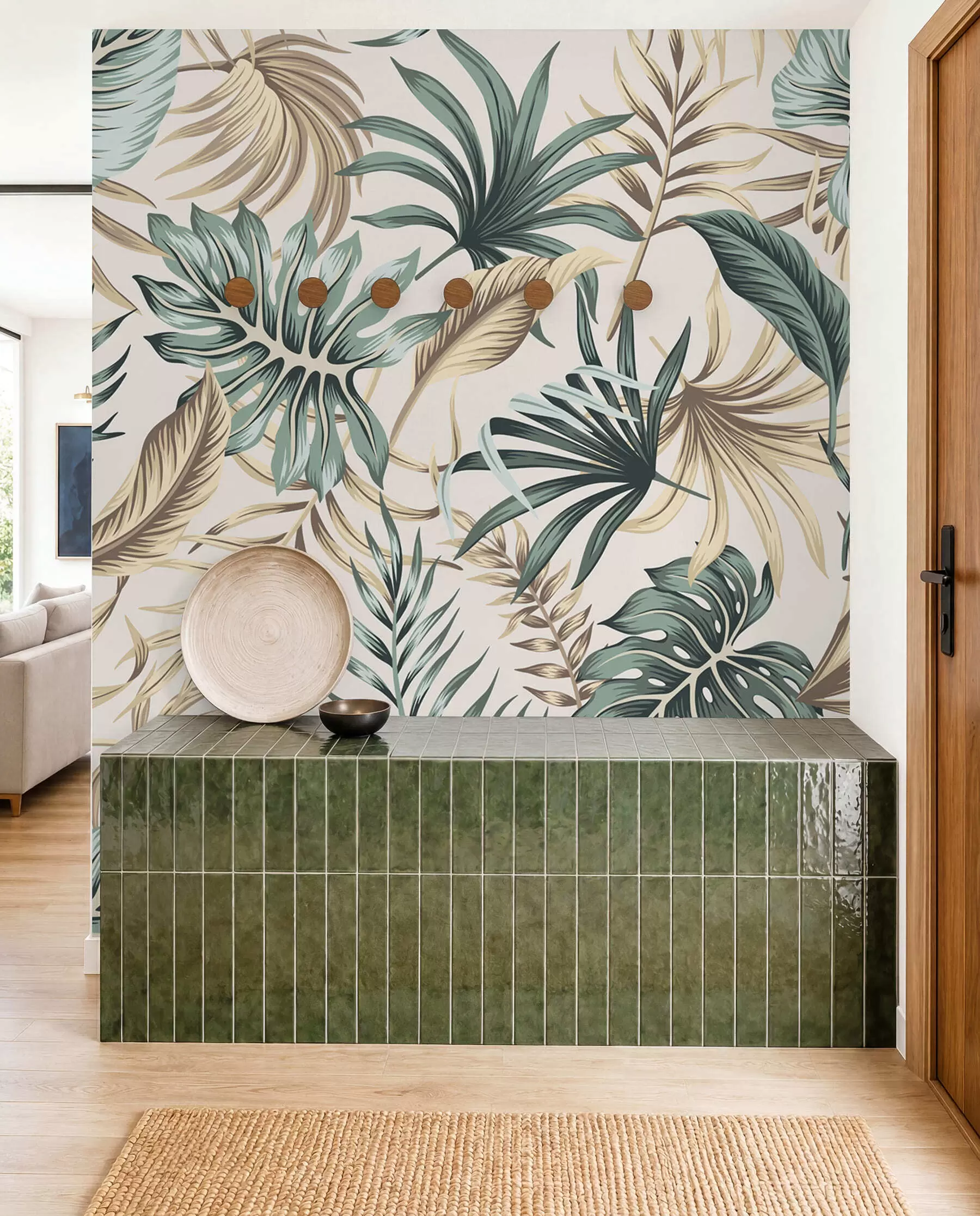 murales de pared Hojas de colores u51888