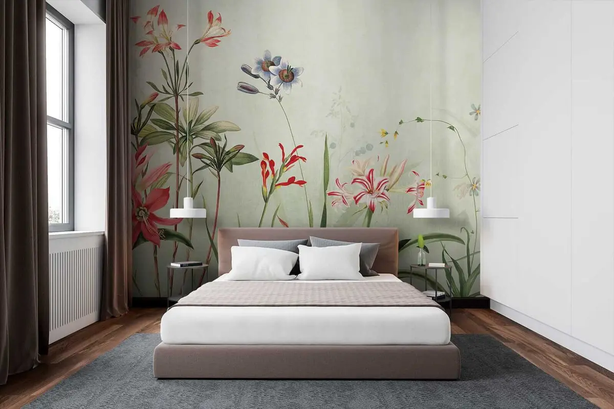 murales de pared Flores silvestres u02349
