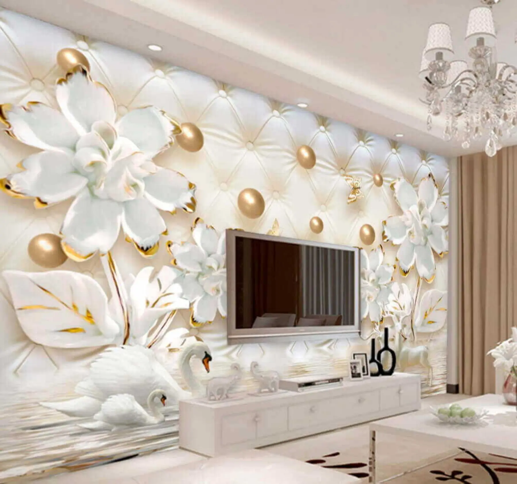 murales de pared Flores de porcelana u02681