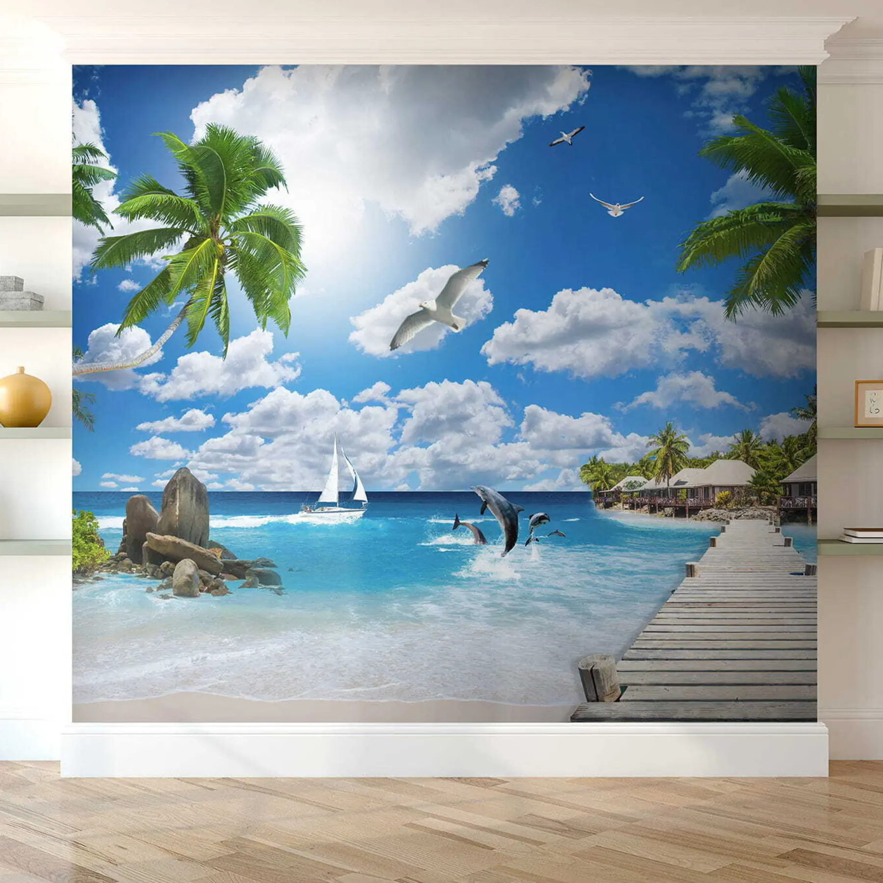 murales de pared Isla del Paraiso u06969
