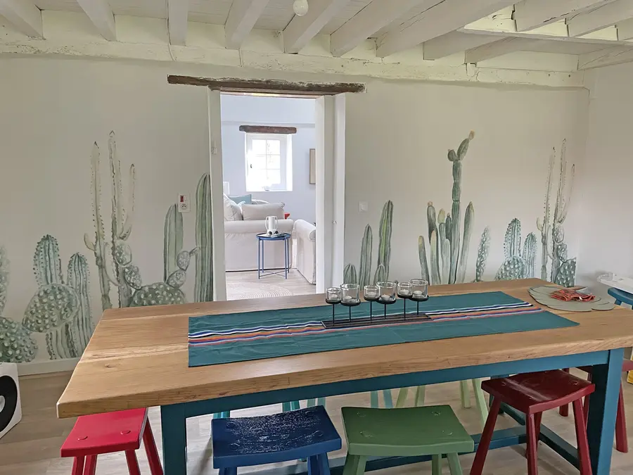 murales de pared Cactus de acuarela u07240