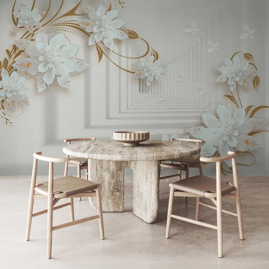 murales de pared Flores en el tunel u21861