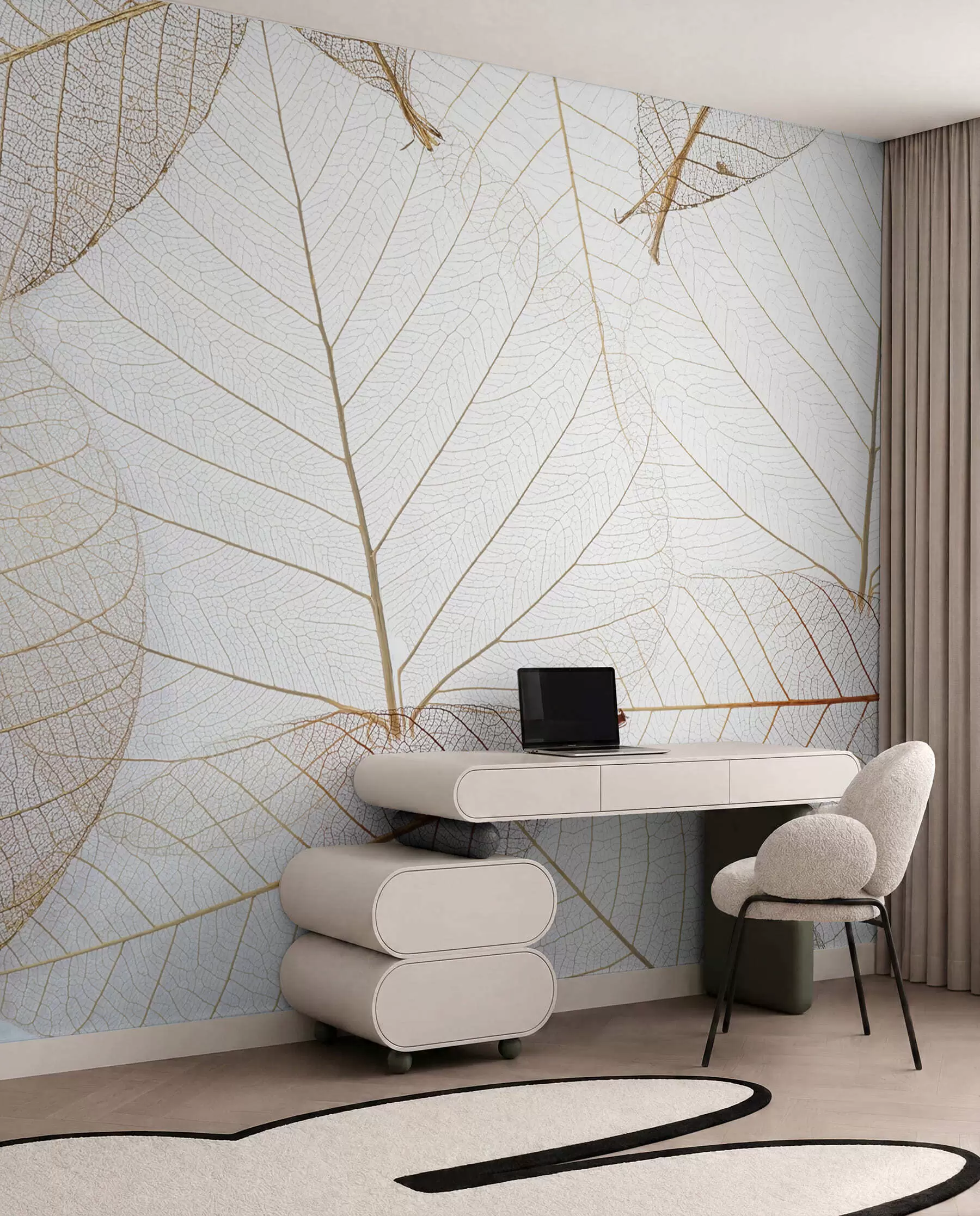 murales de pared Hojas transparentes u24439