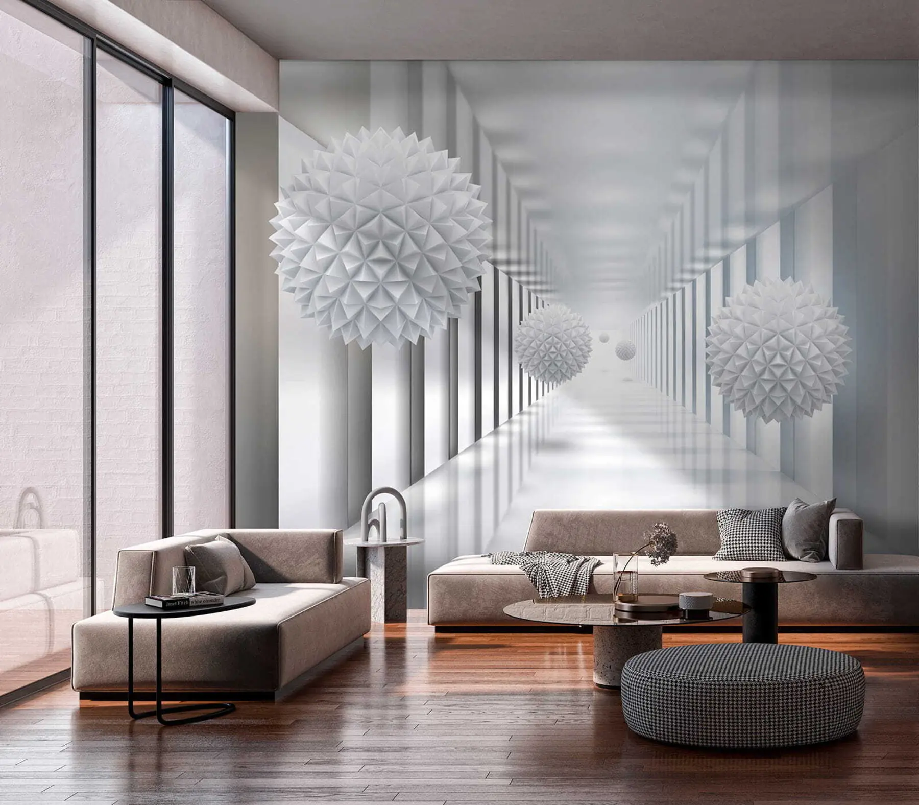 murales de pared Bolas en el tunel u24571