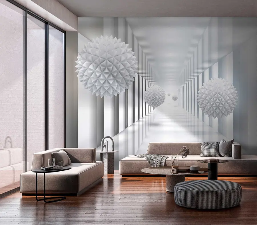 murales de pared Bolas en el tunel u24571