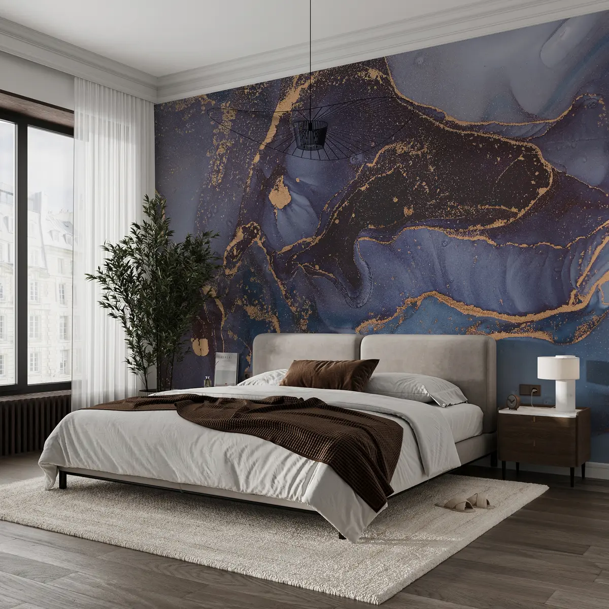 murales de pared Manchas doradas u25205