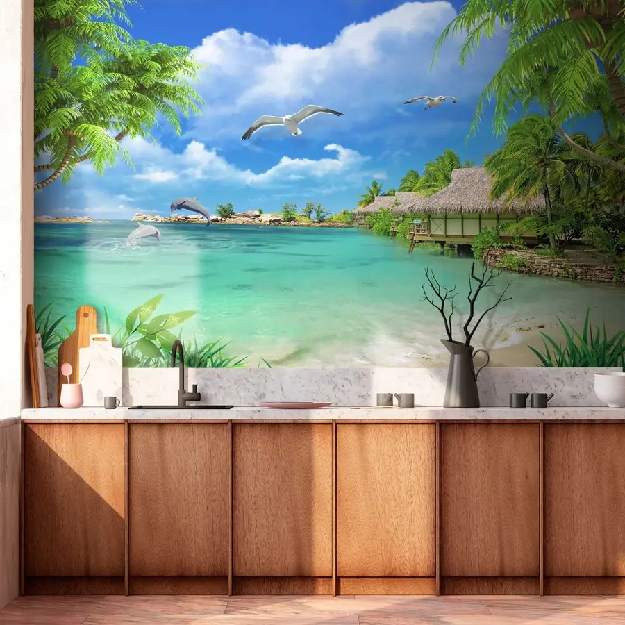murales de pared Isla del Paraiso u26969
