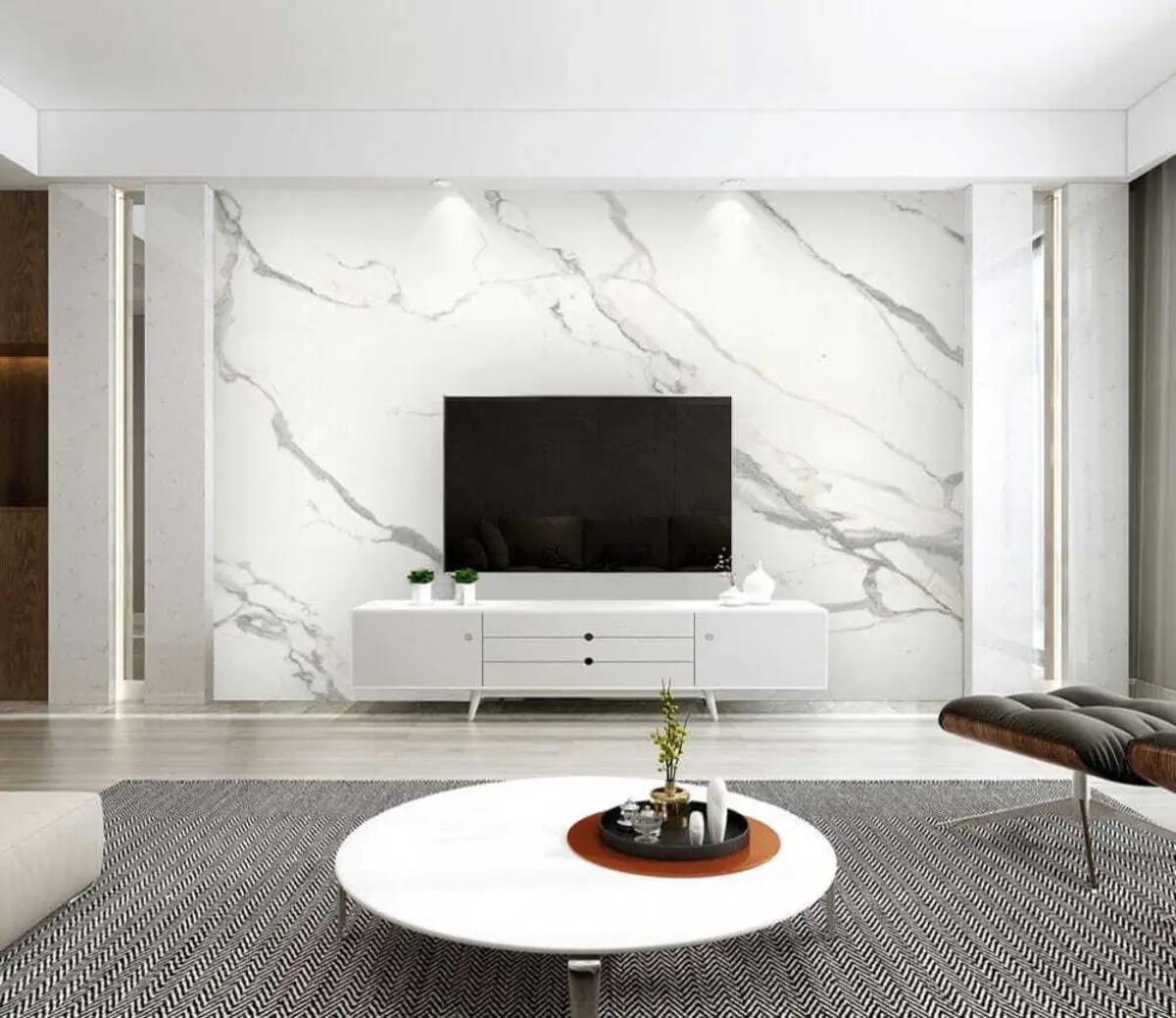 murales de pared Mármol blanco u27452