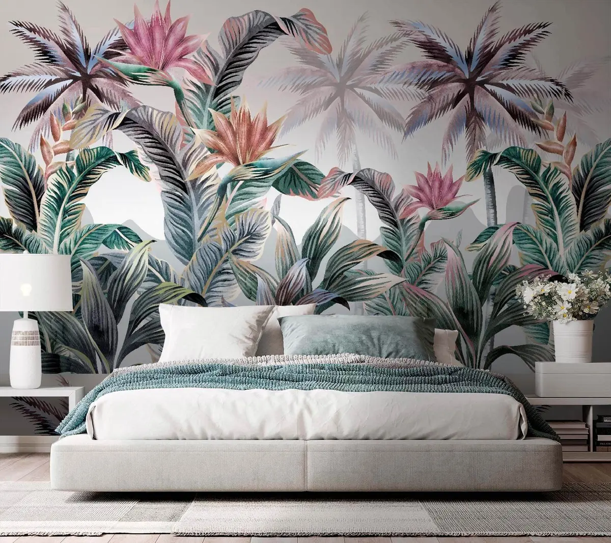 murales de pared Flores tropicales u28816