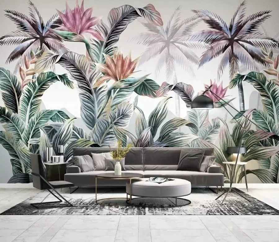 murales de pared Flores tropicales u28816