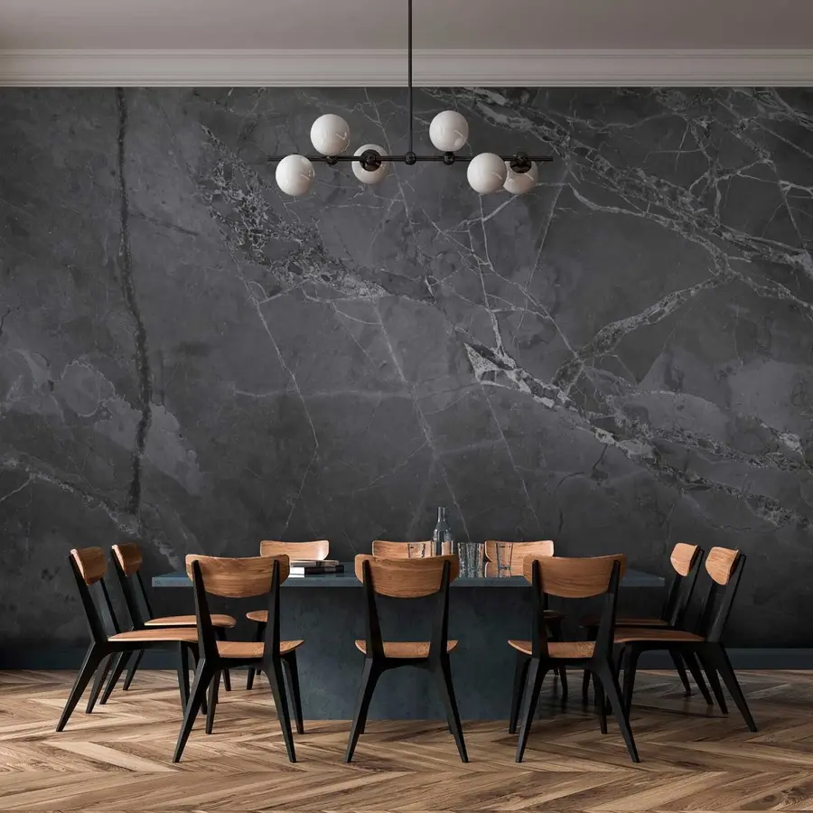 murales de pared Mármol gris oscuro u29912
