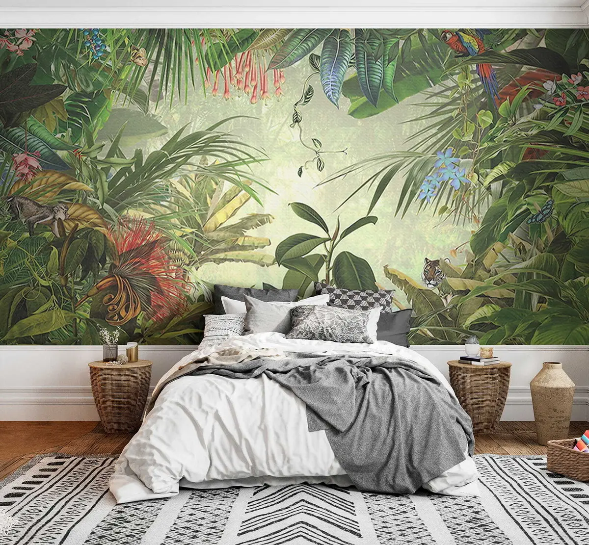 murales de pared Hojas tropicales u29981