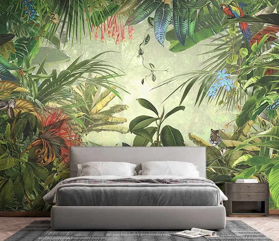 murales de pared Hojas tropicales u29981