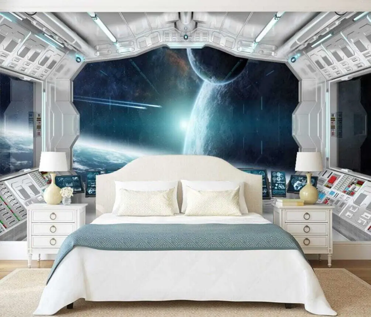 murales de pared Vista espacial u30583