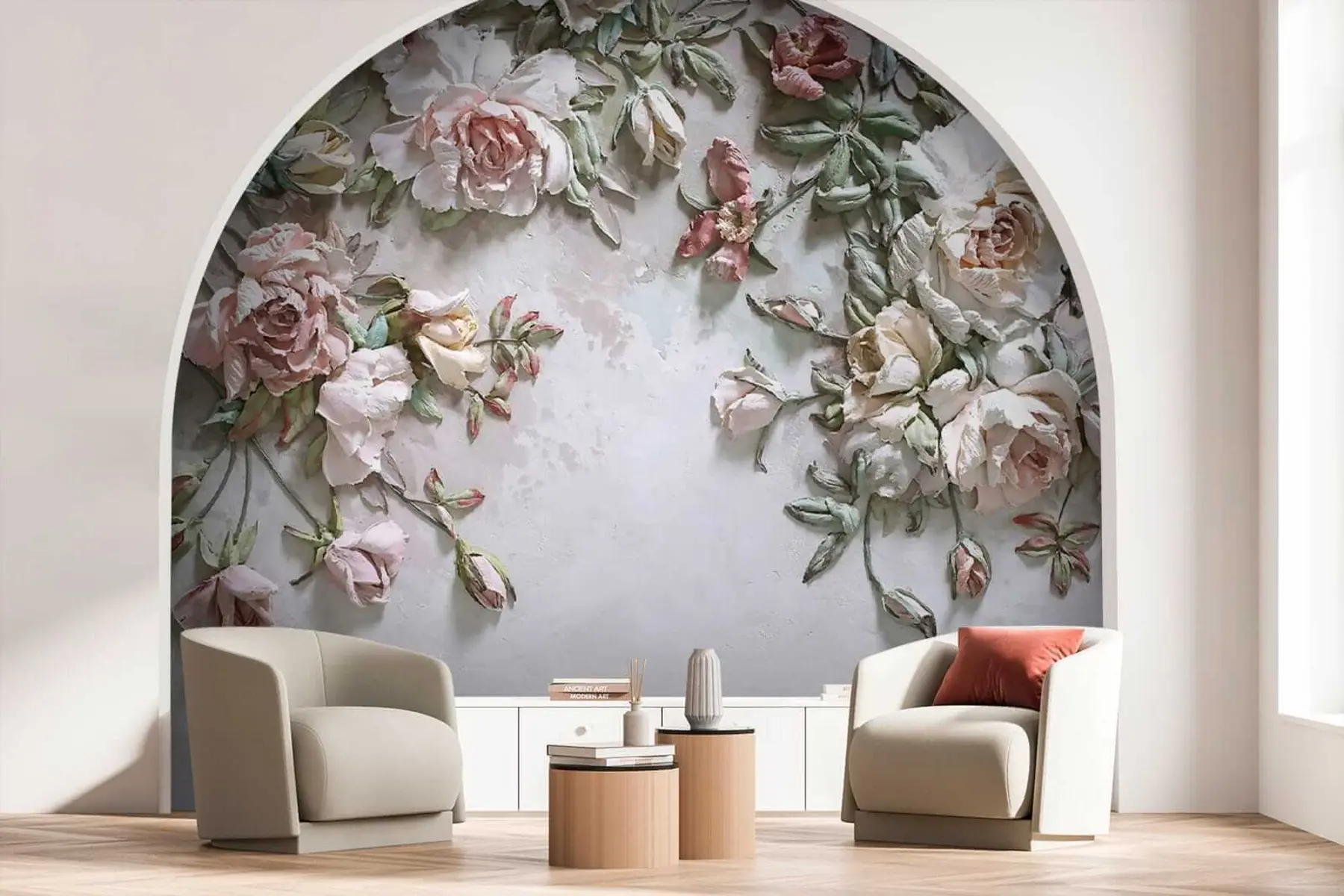 murales de pared Flor, planta y pétalo u31869