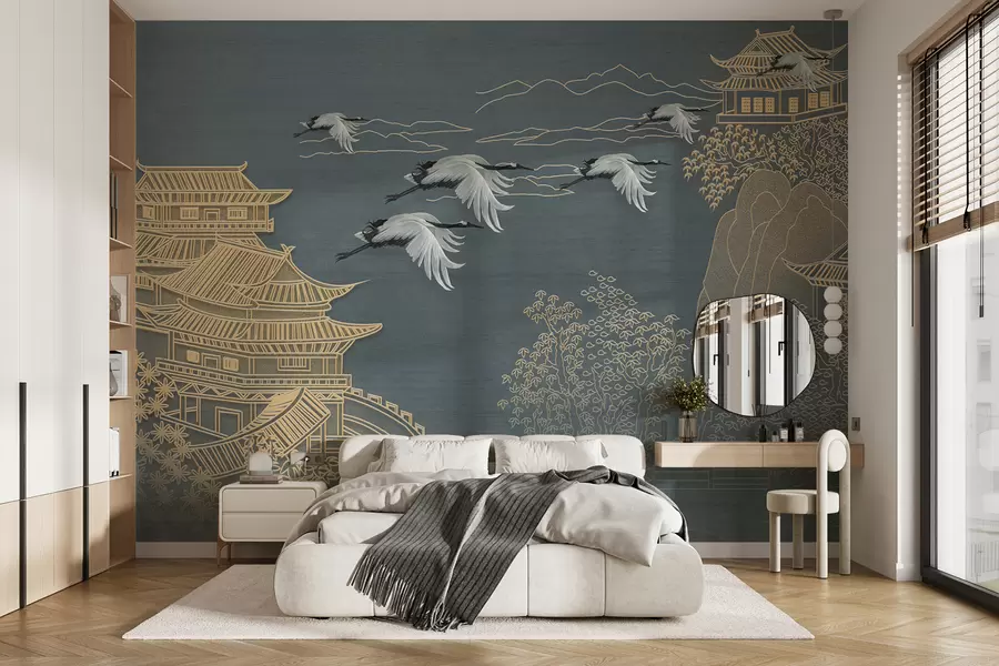 murales de pared Dibujo de estilo japones u38720