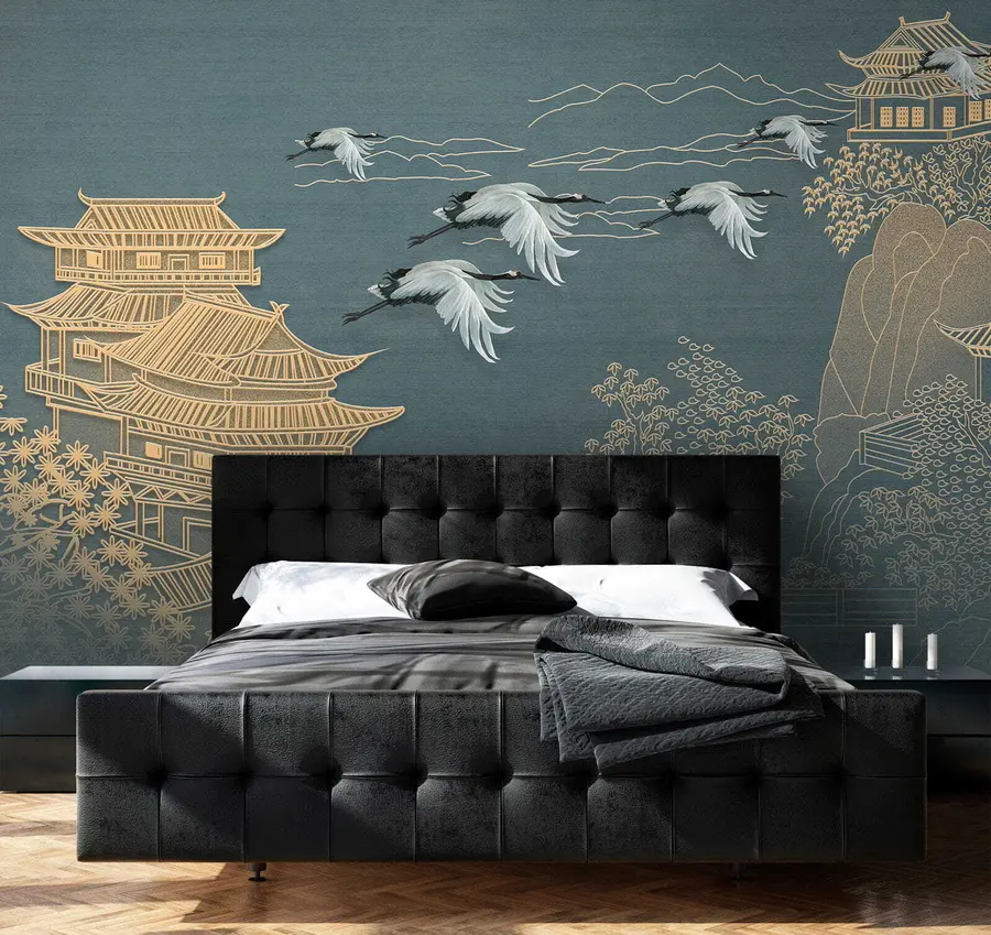 murales de pared Dibujo de estilo japones u38720