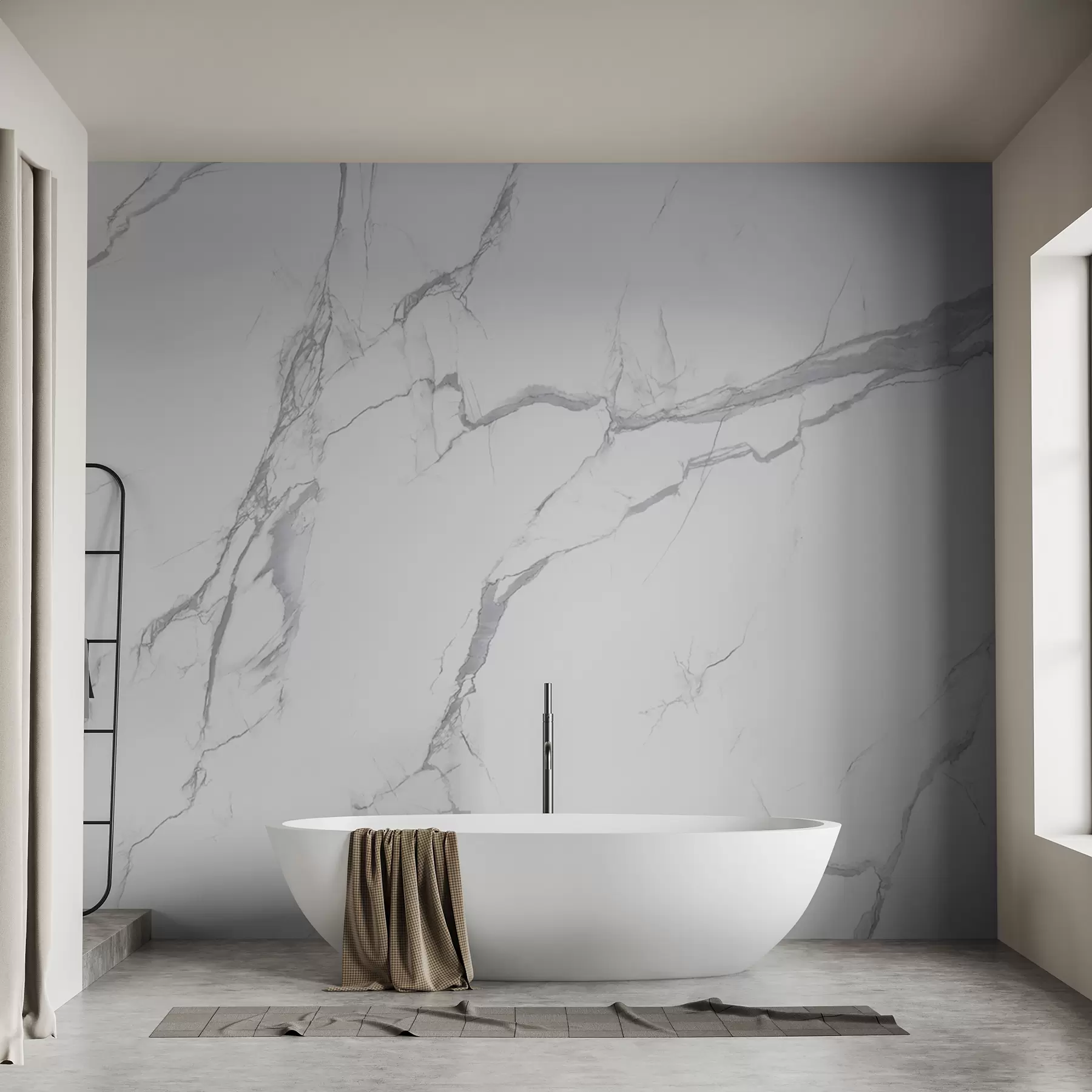 murales de pared Mármol blanco u42049