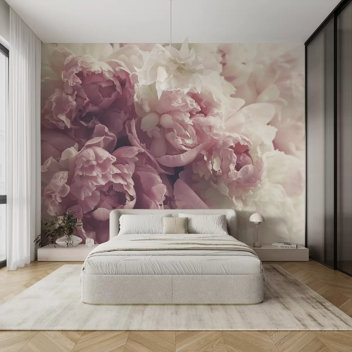 murales de pared Peonias delicadas u44746
