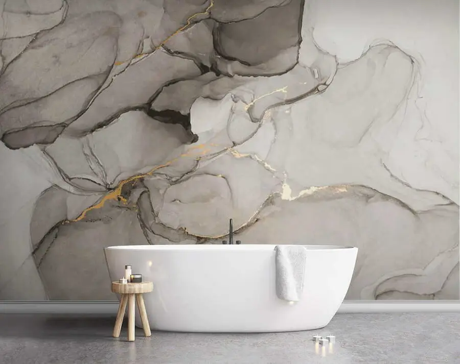 murales de pared Mármol gris u49256