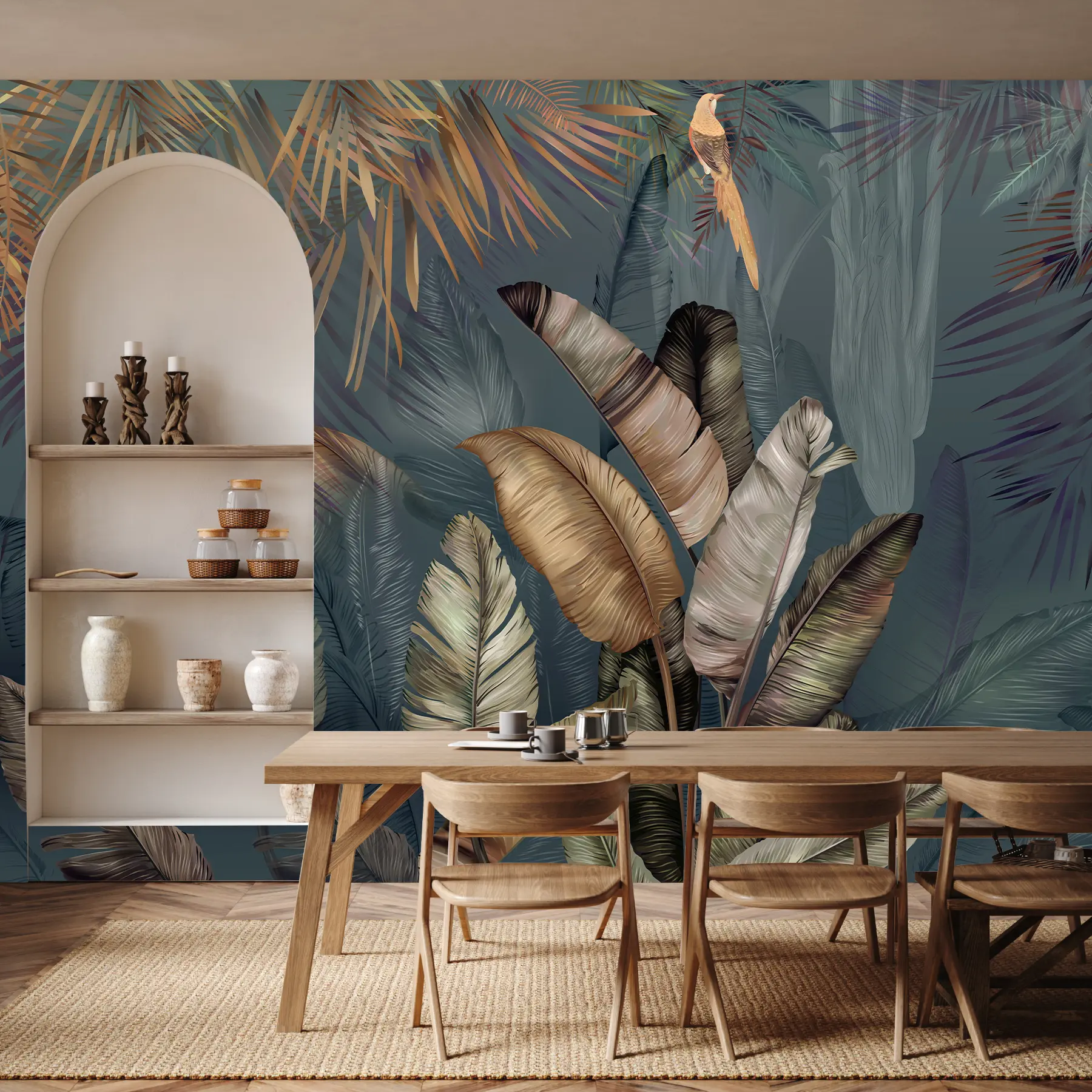 murales de pared Selva tropical brillante u50468