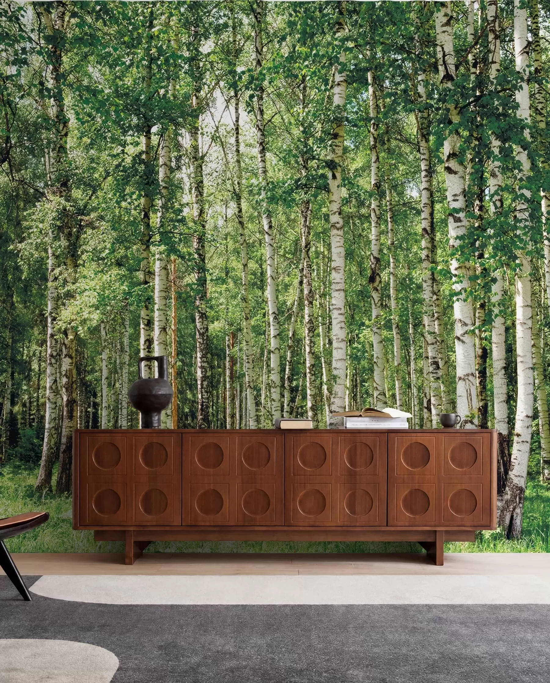 murales de pared Bosque de abedules u52530