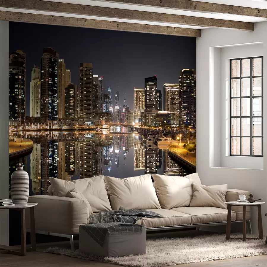 murales de pared El ambiente de la ciudad u53311