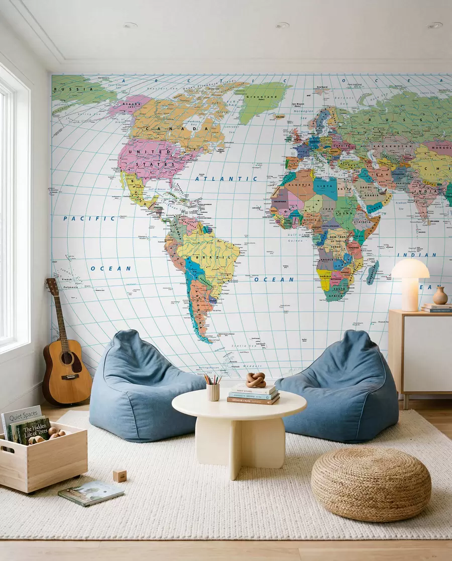 murales de pared Mundo y calor u53652