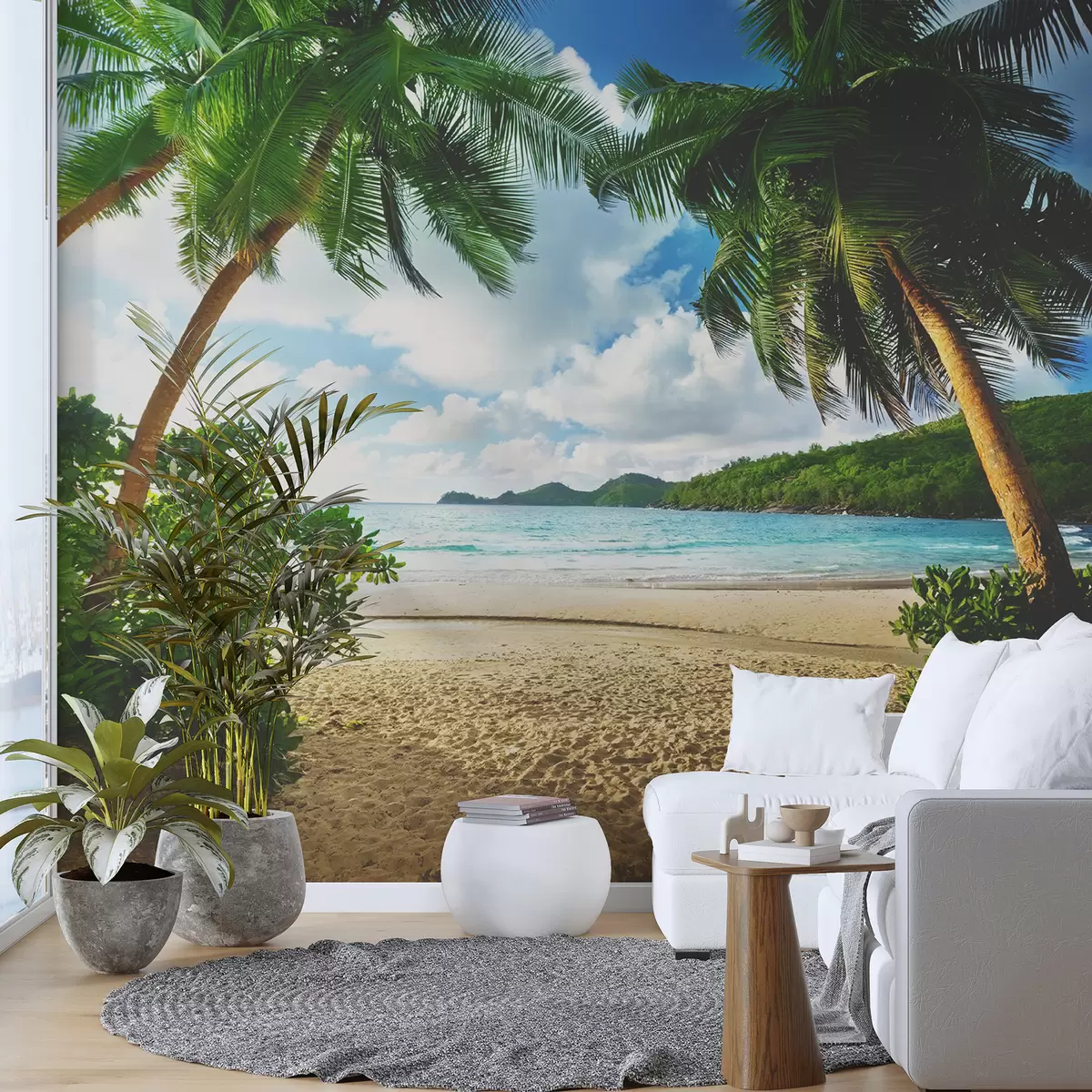 murales de pared Descansa bajo las palmeras u53753