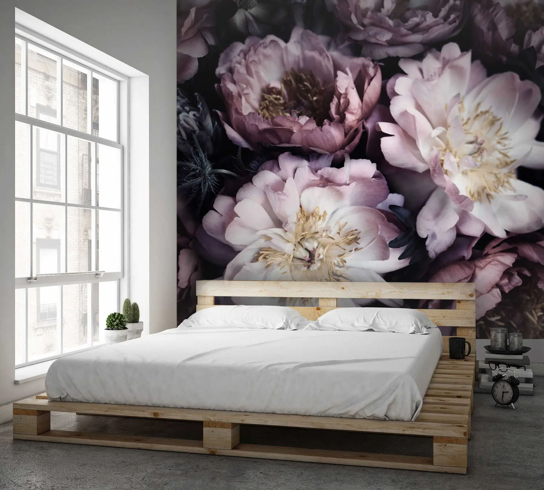 murales de pared Peonías u55074