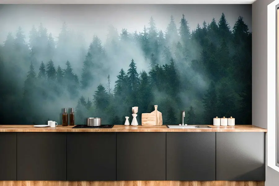 murales de pared Bosque de niebla u57914