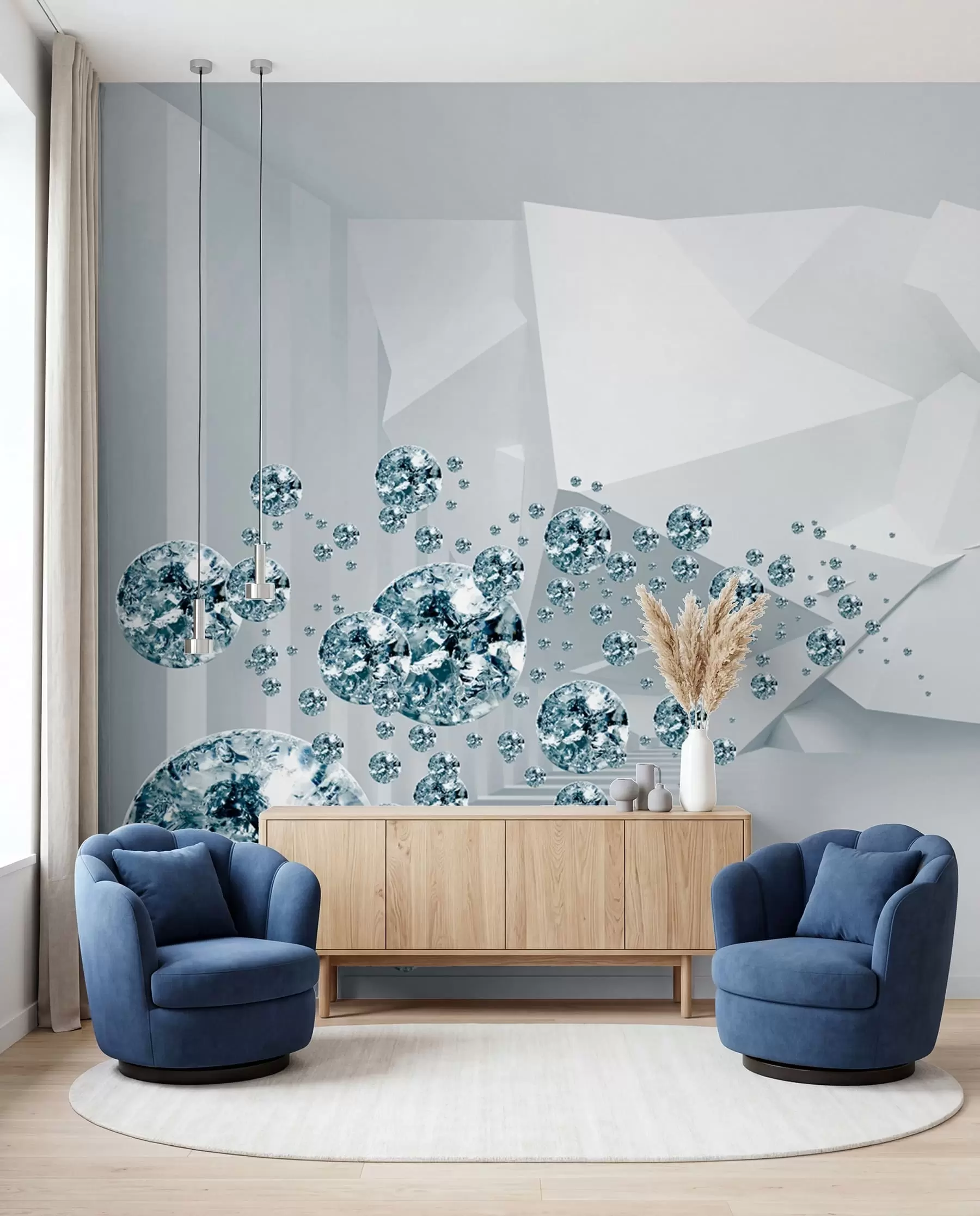 murales de pared Espacio y ligereza u60340