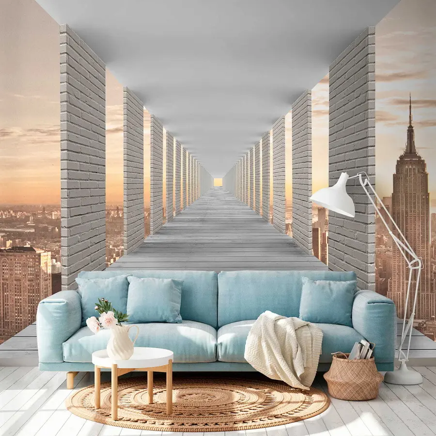 murales de pared Túnel con vistas a Nueva York u59788