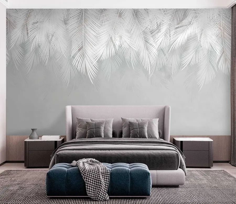 murales de pared Colgando ramas de palma u60201