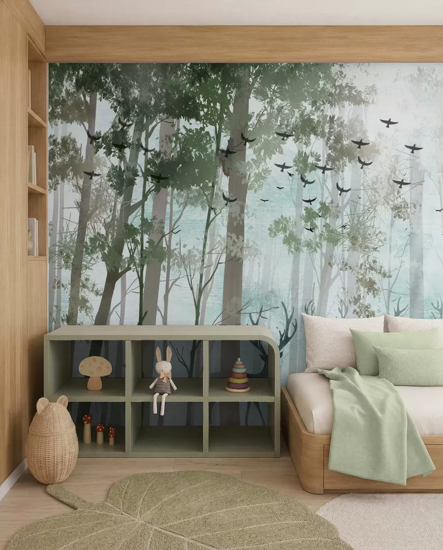 murales de pared Ciervo en el bosque u66152