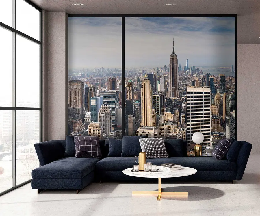 murales de pared Vista de la ciudad u68001