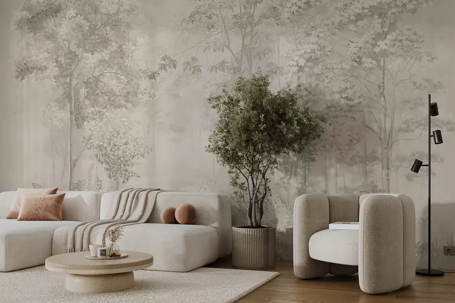 murales de pared Bosque encantador u78448