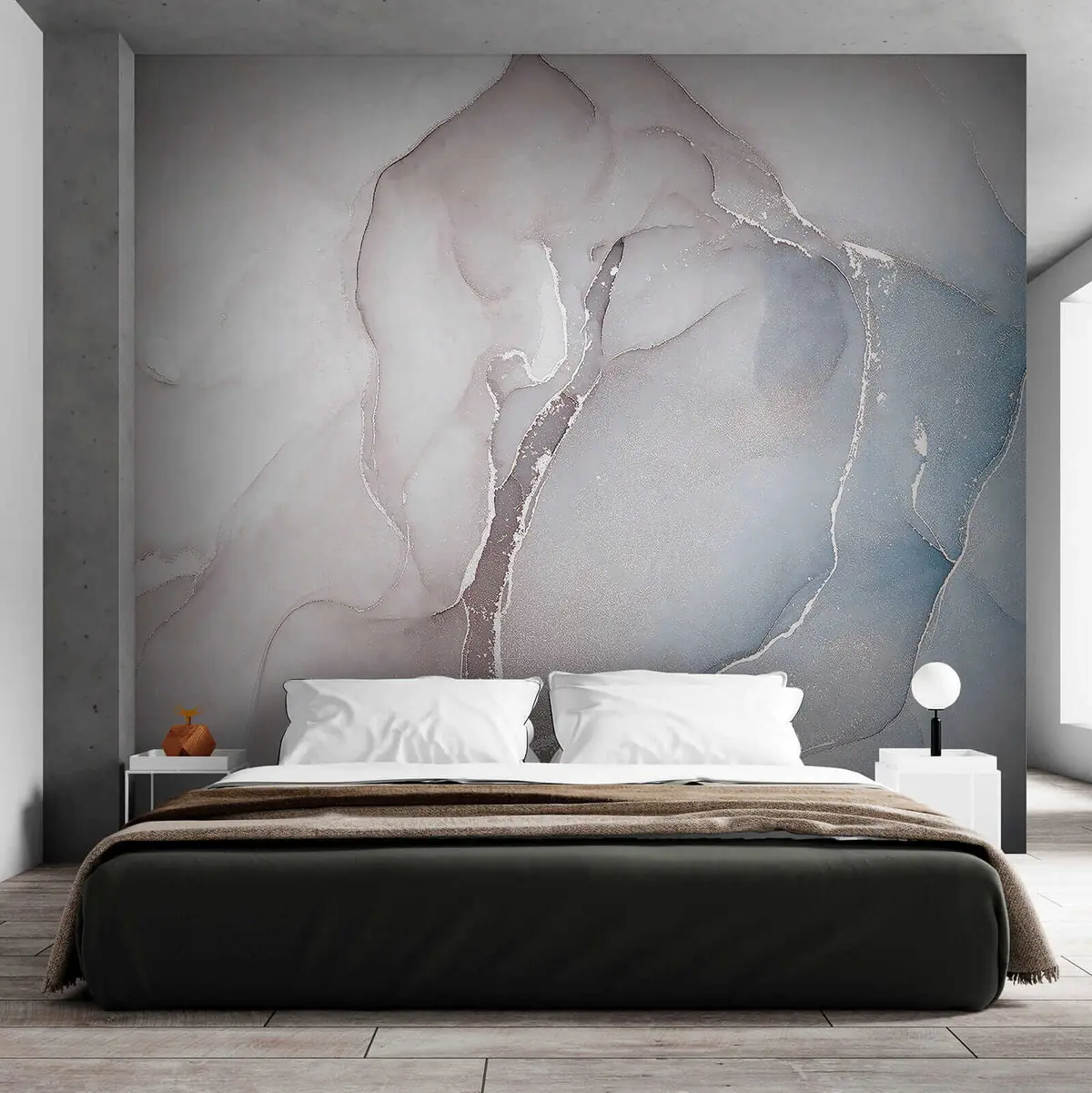 murales de pared Fluido azul u78458