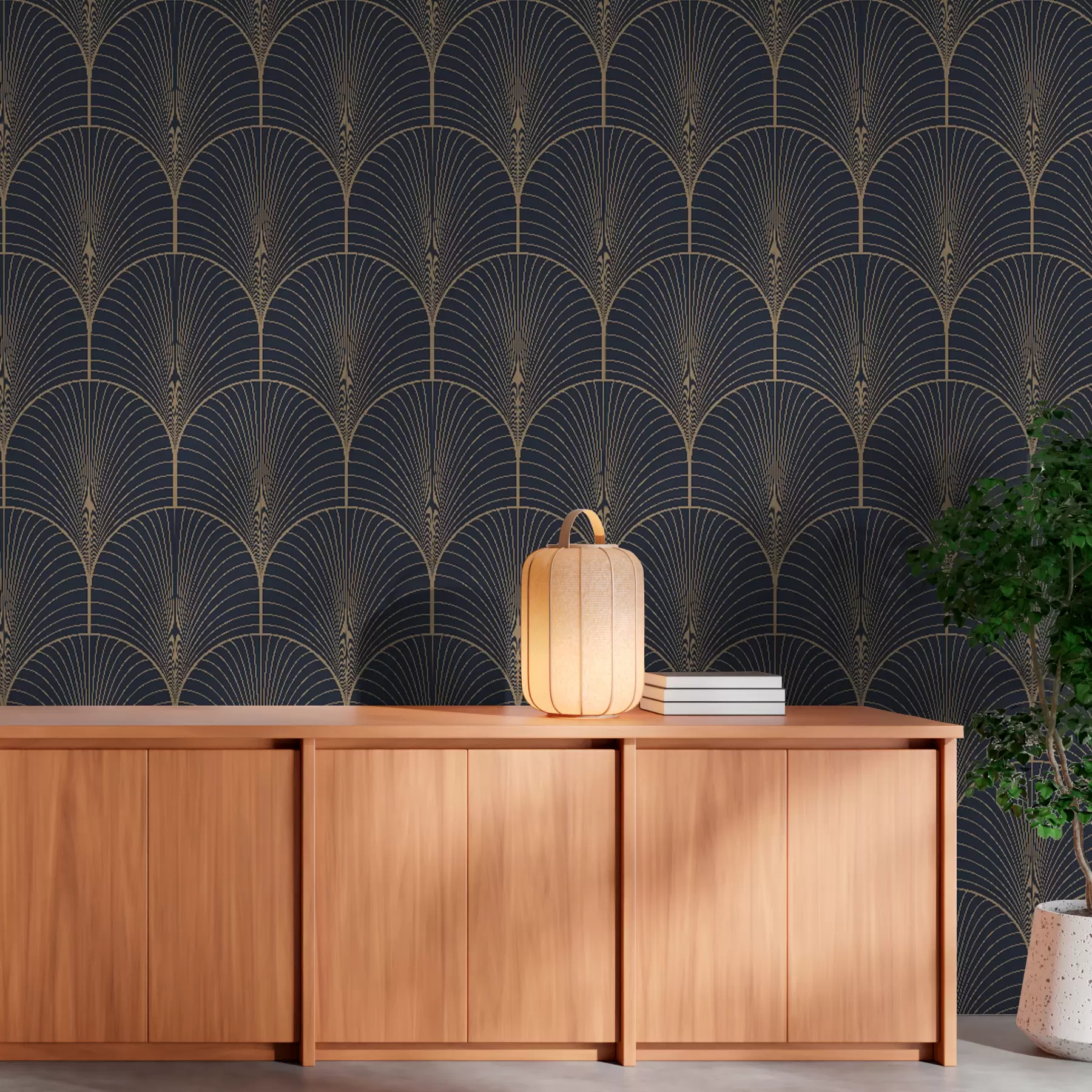 murales de pared Patrón art déco u53246