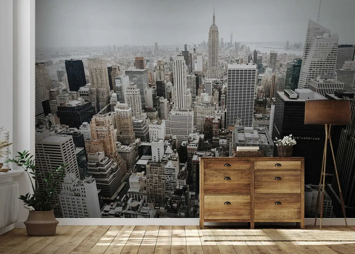murales de pared Nueva York a vista de pájaro u58745