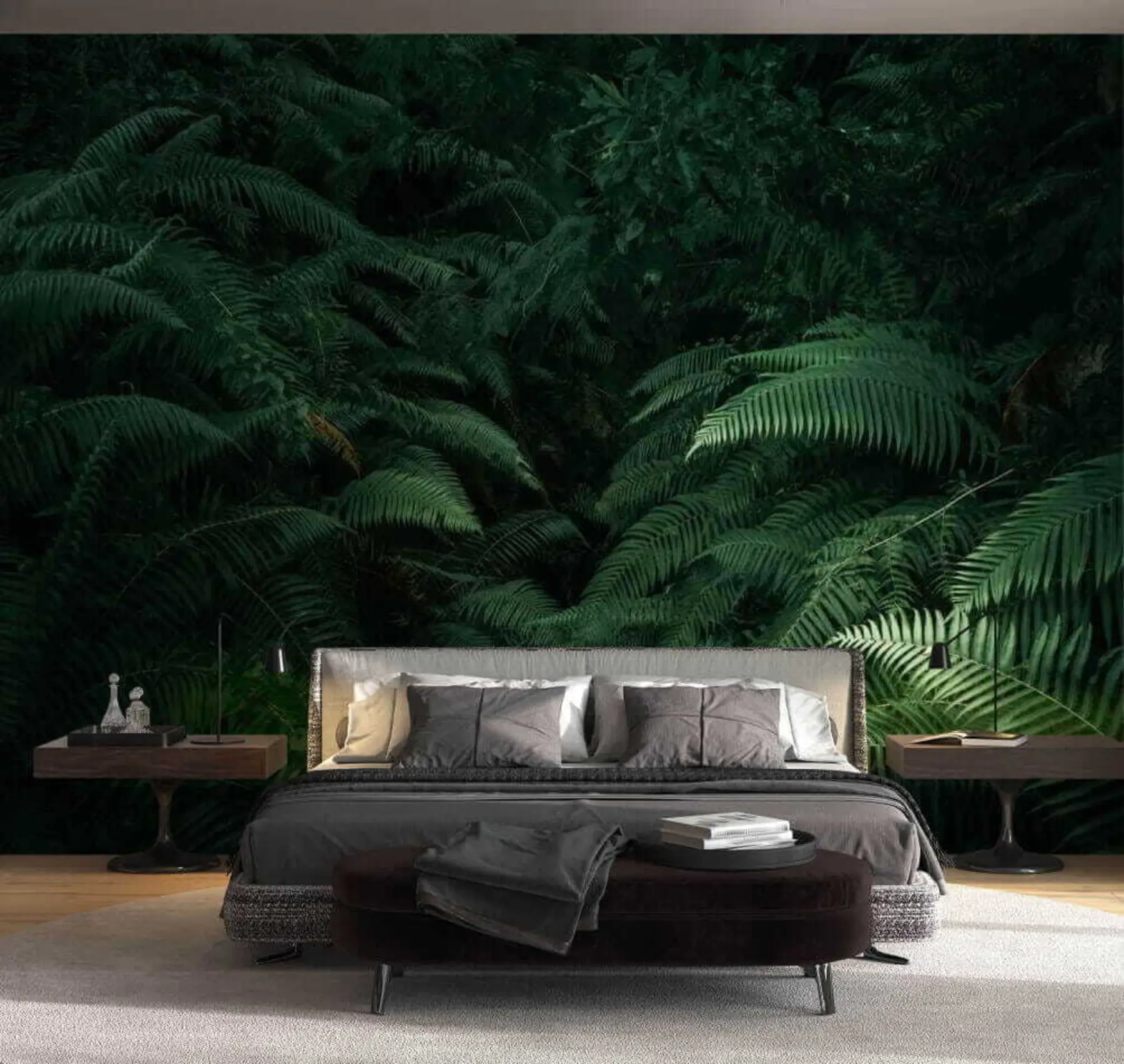 murales de pared Matorrales de helechos u51904