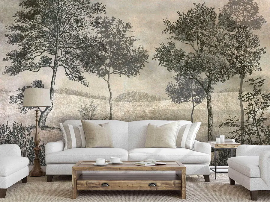 murales de pared árboles antiguos u80030