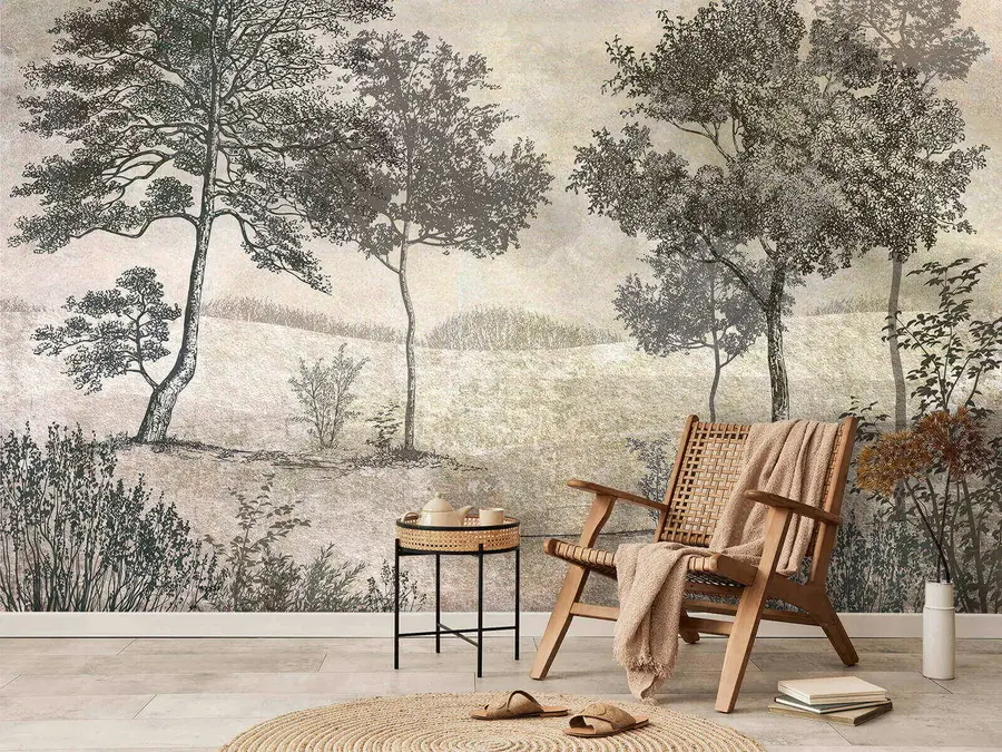 murales de pared árboles antiguos u80030