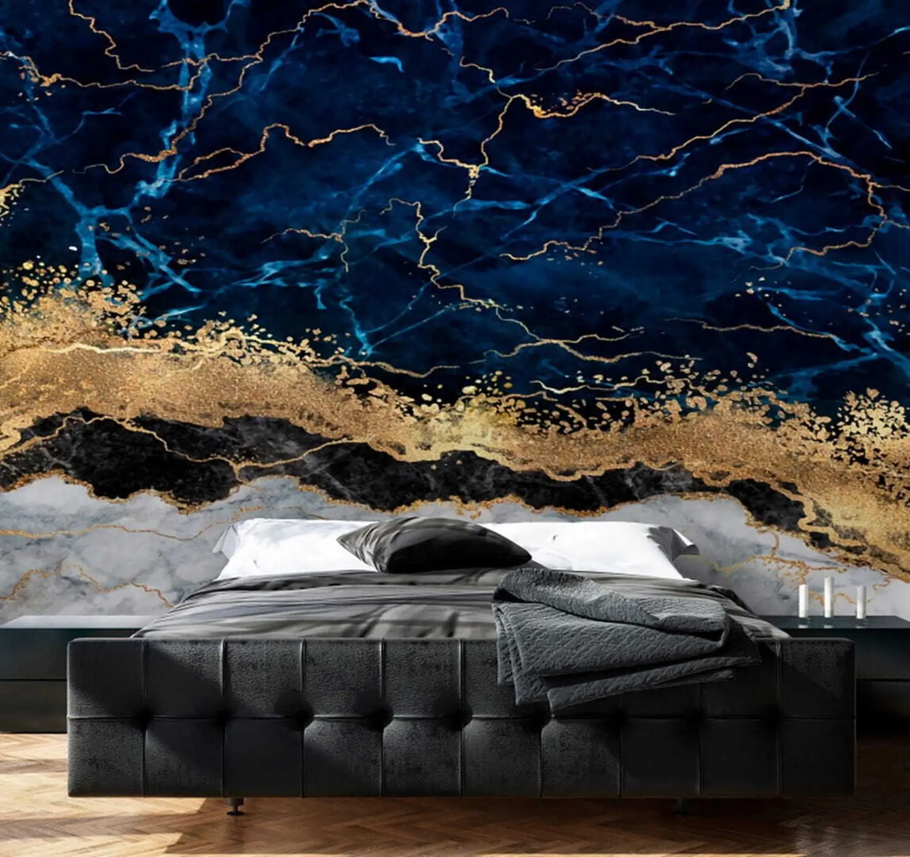 murales de pared Mármol de arándano u71175