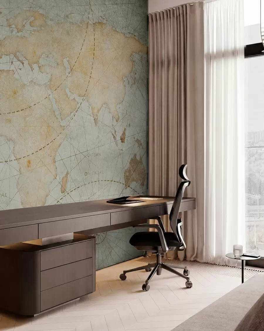 murales de pared Mapa antiguo u71325