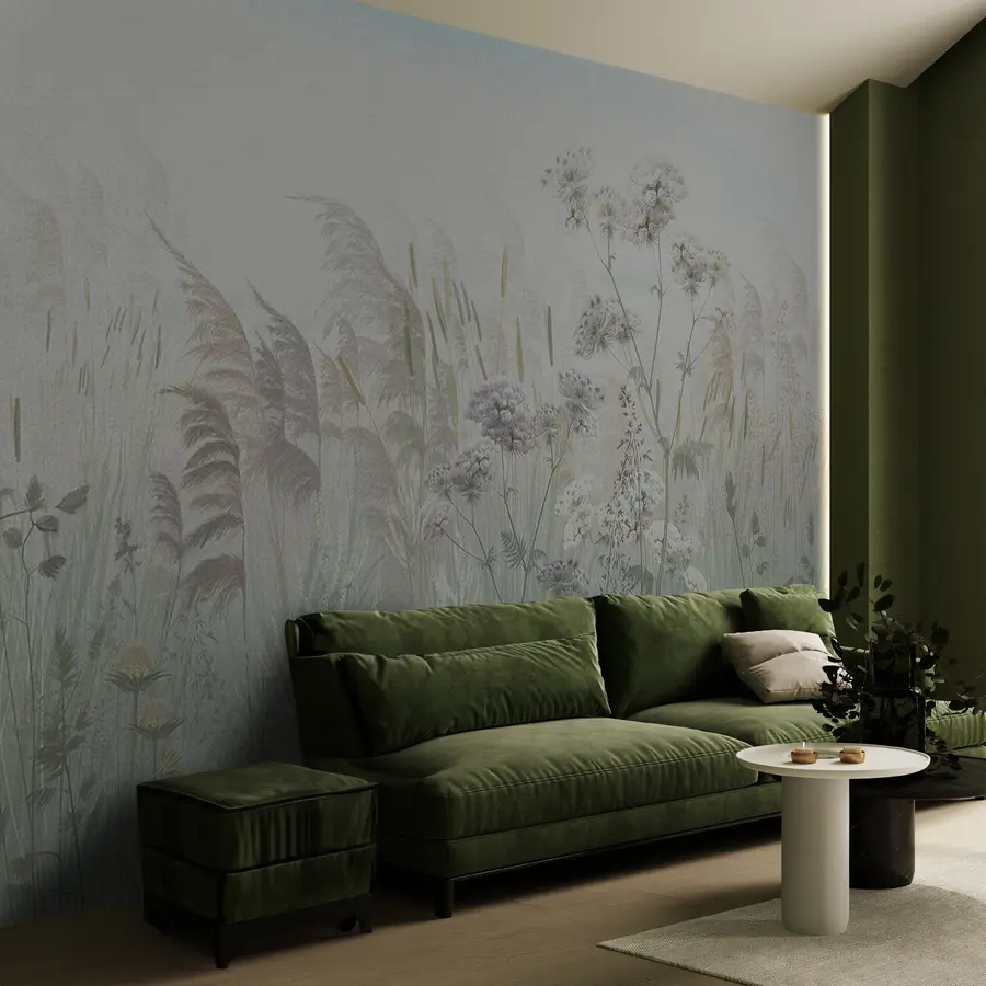 murales de pared Planta, flor y agua u00104v1