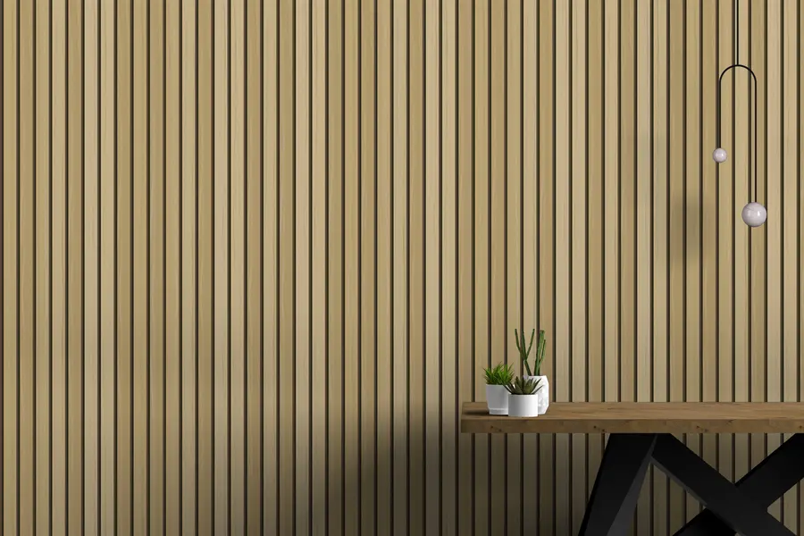 murales de pared Textura de nogal de grano de madera claro w00022