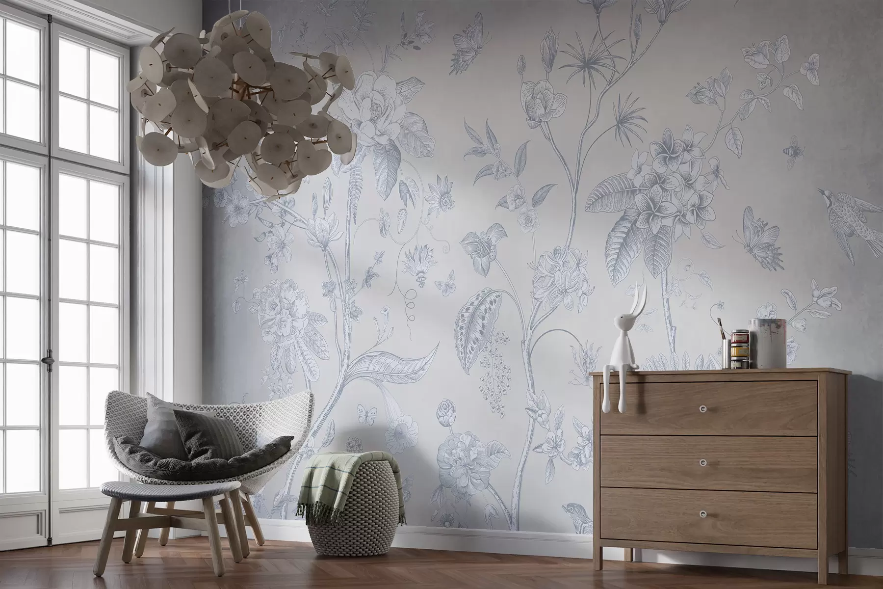 murales de pared Estilo Chinoiserie w00863v1