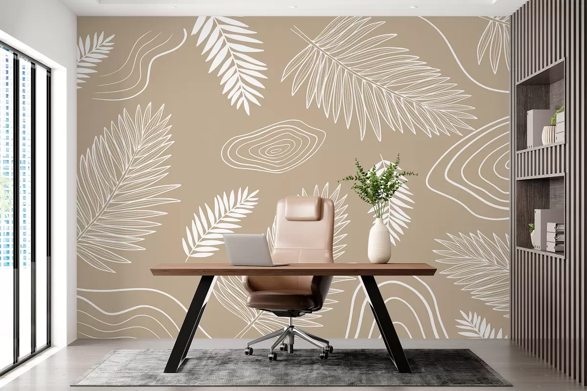 murales de pared Hojas w01231